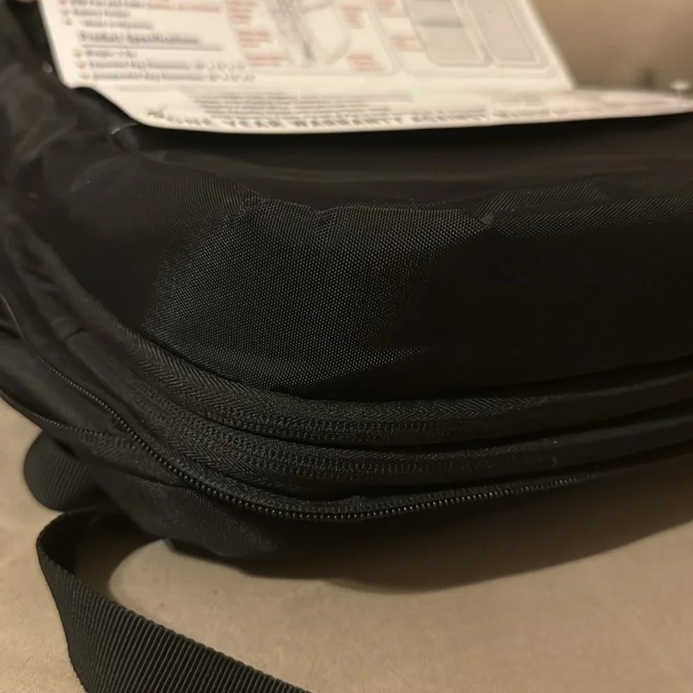 Duchamp London expandable travel backpack suitcase in black. New with tags NWT - Picture 8 of 11